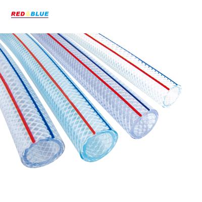 China Weifang xiandai lightweight PVC fiber reinforced hose transparent flexible braiding water pipe for India for sale