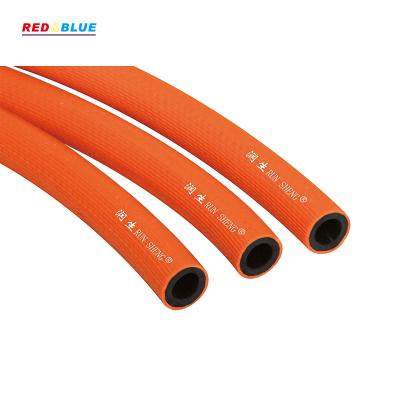 China Used in pressure system of various air compressors 3/8 inch 1/2 inch flexible high pressure PVC LPG gas hose reinforced natural gas PVC hose for sale