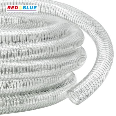 China Hot Sale High Quality Low Temperature Spiral PVC PVC Steel Wire Reinforced Hose Water Irrigation Hose for sale