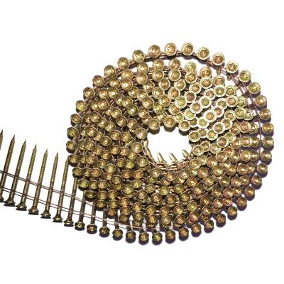 China Construction Material 80mm Wire Plum Flower Head Screw Shank Paddle Coil Roofing Nail for sale