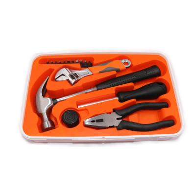 China 17pcs Household Hardware Tools Kit Household Pliers Wrench Hammer Screwdriver for sale