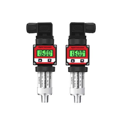 China JQP-C300 Water Pipe LCD Display -1-0-1000bar Input Range 12-30VDC G1/4 4-20mA Output Pressure Transmitter Pressure Transducer for sale