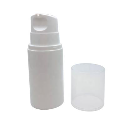 China Wholesale Cheap Price Recyclable Color PP Material Popular White Plastic Bottle 100ml Airless Bottle 150ml 200ml 250ml Airless Bottle for sale