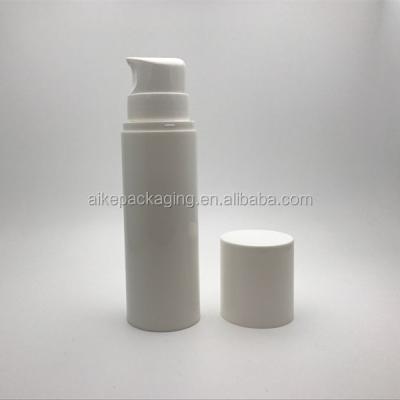 China Beautiful Recycable Skin Care Cream 250ml White Airless Bottle 200ml Airless Cosmetic Bottle 200ml Airless Bottle for sale