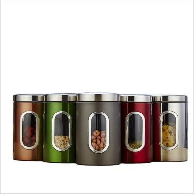 China Recyclable Nordic Whole Grains And Spices Kitchen Storage Boxes Food Cans Kitchen Storage Cans Coffee Cans Snack Boxes Household Goods à venda