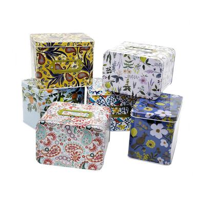 中国 Amazon Recyclable Hot Selling Pick Up & Box Decorative Tin Box, Recipe Cards, Index Mark Recipe Card Complete Gift Dividers Packaging Tin 販売のため