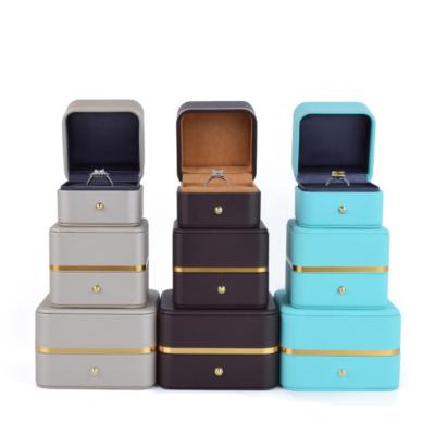 中国 High End Storage Jewelry Box With Rounded Corners And Gold Buckle 販売のため