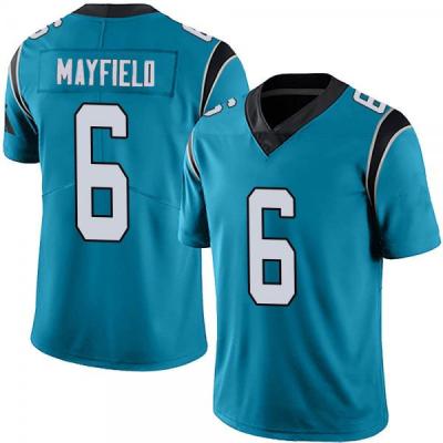 China Wholesale Cheap American Football Jerseys Carolina 6 Antibacterial Pique Baker for sale