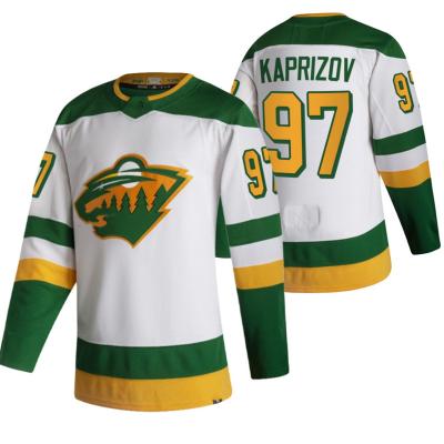 China Shirts & Major 2022 New Hockey Jersey #97 Karprizov Wholesale Cheap Stitched Personal Custom Name and Number for sale