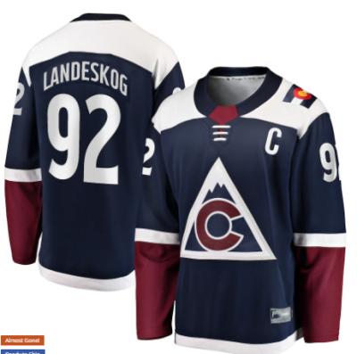 China Shirts & High Quality Custom Colorado Sports #29 Mackinnon #96 Rantanen Hot Sale Cheap Ice Hockey New Quilted Jersey Complete for sale