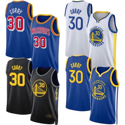 China 2021-22 Basketball Jersey Gold State #30 Curry #11 Thompson #23 Antibacterial Green 75th Anniversary City Quilted/Hot Pressed Editions for sale