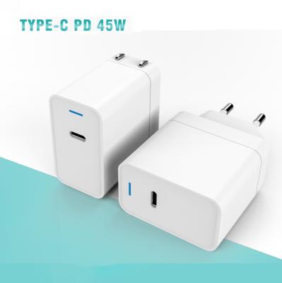 China High Type 45w USB C Wall Charger Power Adapter 5V 3A USB C Wall Charger Mobile Phone EU USA Kr Plug Fast Fast Charger for sale