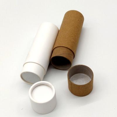 China Recyclable Biodegradable Cosmetic Tubes Air Freshener Lift Up Paper Packaging Tube For Air Freshener Lip Balm Paper Tube for sale