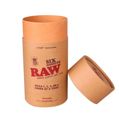 China Custom Package Recyclable Biodegradable Handmade Paper Tube Package Wrapping Paper T-shirt Tube Wrapping Paper Tube for sale