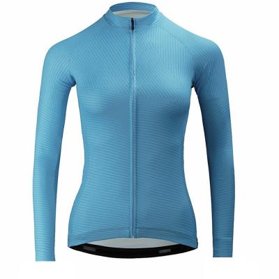 China Customized Breathable Print Breathable Outdoor Sports Wear Jacket Women's Long Sleeve Cycling Tank Top for sale