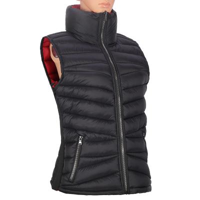 China Wholesale Waterproof Winter Zipper Coat Women's Waistcoats Women's Windproof And Waterproof Type Stripper Vest for sale