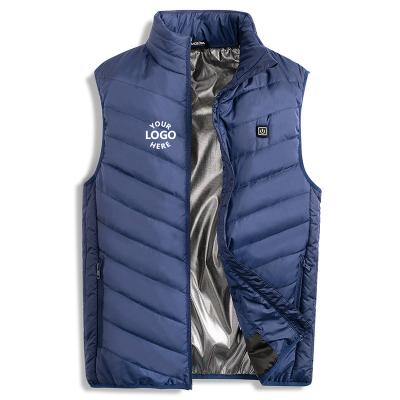 China Custom Sleeveless Winter Waterproof Outwear Jackets Mens Stripper Vest Usb 5V Heated Jacket for sale