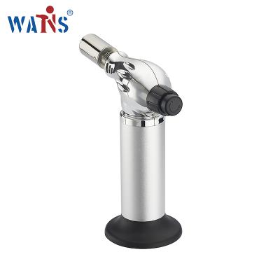 China High Quality Professional Portable Dual Flame Kitchen Torch Butane Gas Culinary Torch for sale