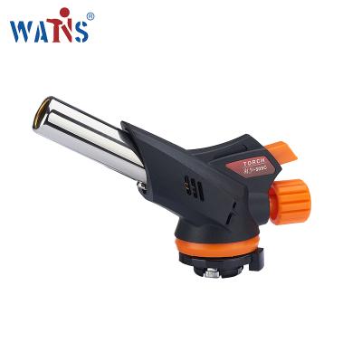 China Viable Factory Wholesale WS 509C 1300 Degree Auto Ignition Blue Flame Butane Firearm Blow Gas Torch for sale