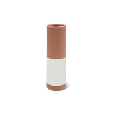 China Biodegradable + Recycled Eco Friendly Biodegradable Paper Cosmetic Packaging For Empty Cardboard Lipstick Paper Tube for sale