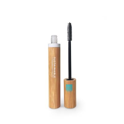 China Eco-friendly bamboo cosmetic packaging bamboo mascara packaging bamboo refillable empty stocking tube moq bamboo cosmetic packaging for sale