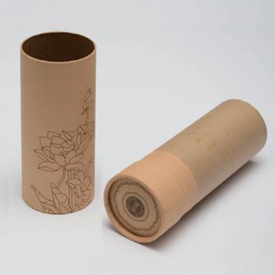 China Biodegradable + Recycled Eco Friendly 100% Biodegradable Single Cardboard Makeup Packaging Blush Foundation Concealer Tube Cosmetics Packaging Paper Tube for sale