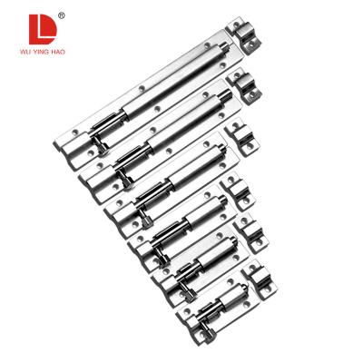 China WUYINGHAO door bolt stainless steel hardware construction door modern window insert and flush door bolt for sale