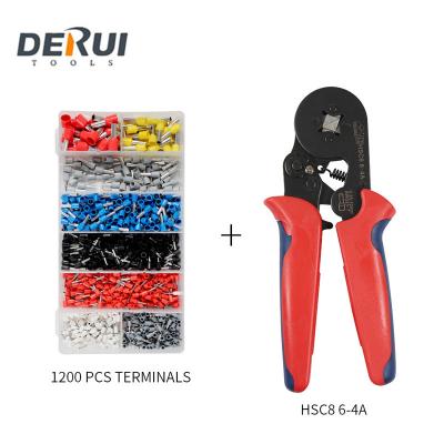 China HSC8 6-4A MINI-TYPE SELY-ADJUSTABLE CRIMPING CLAMPS FOR TUBULAR BARE TERMINALS for sale