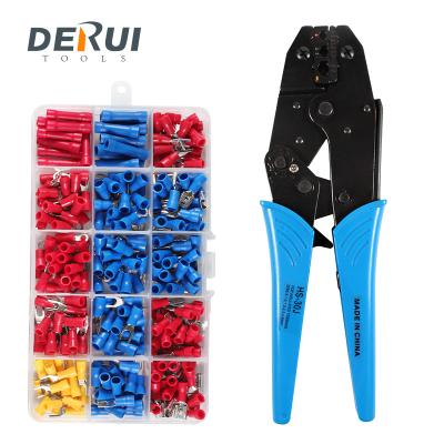 China HS-30J crimping crimping pliers for European style insulated terminals and connectors tools+280pcs terminals kit for sale