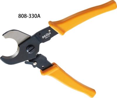 China Cable Cutter 808-330A Extend 70mm2 New Type TOS PVC Insulated Electrical Wire Handle Ratchet Cutter Small Scale Yellow Cable for sale