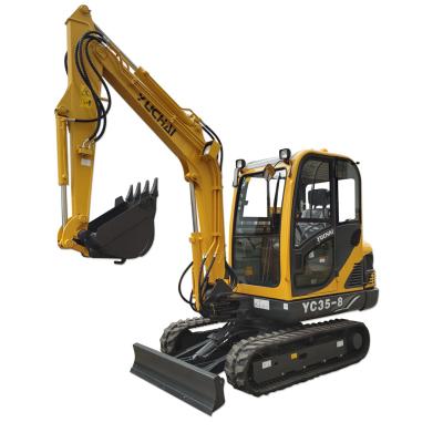 China YUCHAI YC35-8 Hotels Earth-Moving Machinery Miniexcavator for sale