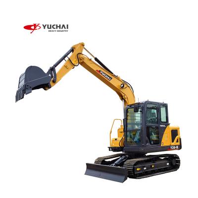 China Building Material Stores YUCHAI YC80-9 YuChai Heavy Industry China Import Preise Minibagger for sale