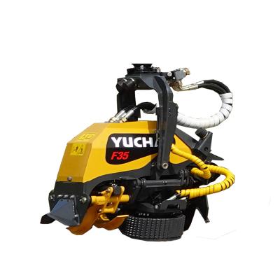 China Cutting Forestry Wood Yuchai YCF135 Log Made In China Factory Excavator Attachments Harvesting Head For Removal Of Branch for sale