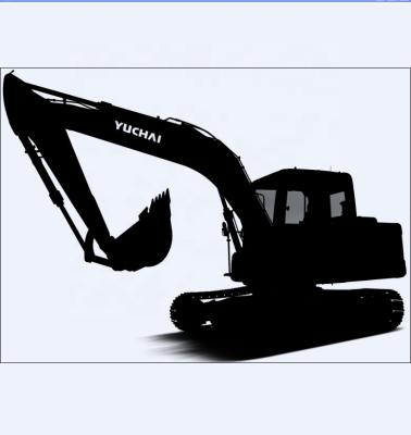 China Hotels Hydraulic Excavator with Cabin/Canopy Excavator 1-35ton OEM/ODM Yuchai Customized Bucket Working Capacity Customized Weight for sale