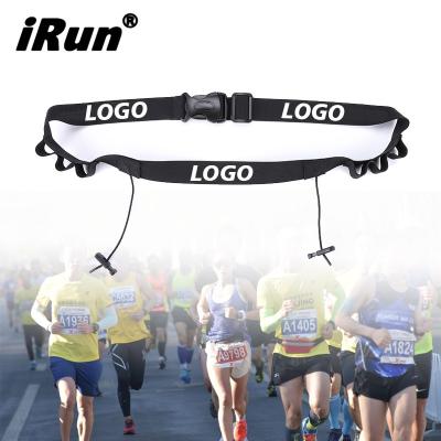 China Irun Outdoor Running Belt Marathons Running Reflective Belt For Running Athletes 25mm*920mm for sale