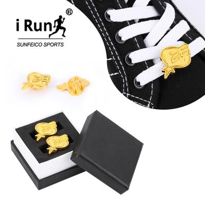 China Eco-froendly; Pretty Color Irun New Design Metal Clearing Lace Do Not Charm Custom Logo Printed Shoes Dubrae Funny Laces Charm for sale