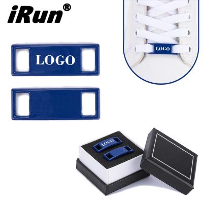 China Eco-froendly; UV Clearing Accessory Logo Recycled Paper Boxes Custom Color Irun Print Shoe Lace Charm Package Package Does Not Lace Metal Dubrae Logo Metal Tag Custom for sale