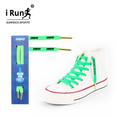 China Irun Printed New Style Flat Printed Laces Lit Laces Fashion Colorful Laces for sale