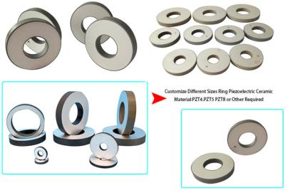 China Lage Diëlektrische Piezoelectric Ceramisch van de Verliesring voor het Ultrasone Schoonmaken Te koop