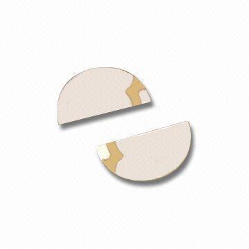 China Navy Type Ii Piezoelectric Ceramic Element Half Moon Shape For Fetal Doppler Monitor for sale