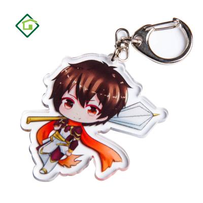 China Promotion gift NX-A004 2020 hot-selling cartoon popular anime keychains acrylic charm for gifts for sale