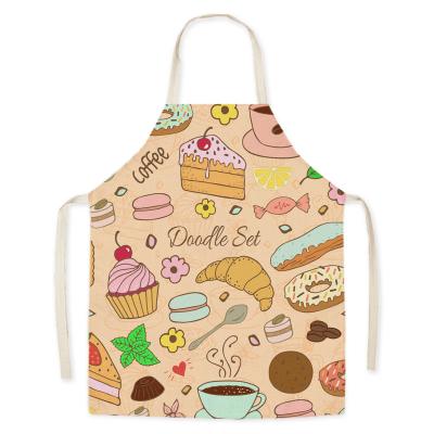 China Cooling Quality Custom Digital Printing Cooking Canvas Apron For Kids for sale