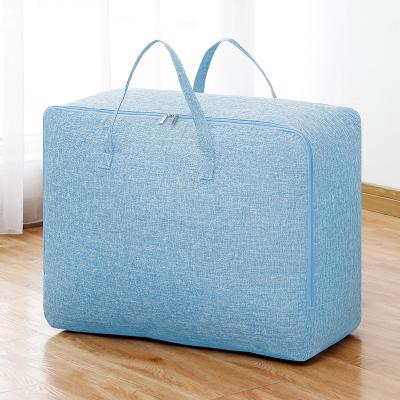 China Wholesale Cloth Bag Large Quilt Viable Waterproof Movable Storage Bag Wholesale Custom for sale