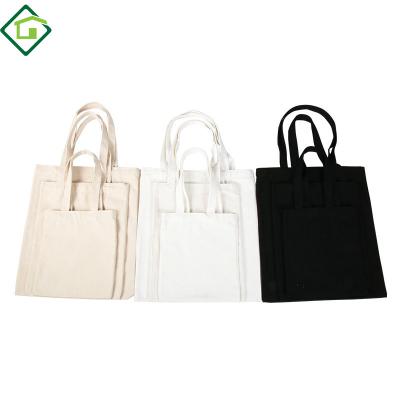 China Promotional Cheap Custom Printing Logo Women Cotton Tote Bag Canvas Folding Durable Shopping Bag for sale