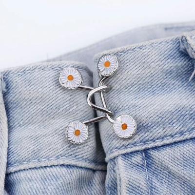 China Small size jeans button NX-B011 style buckle metal downside button washable custom nailless detachable big fit change for sale