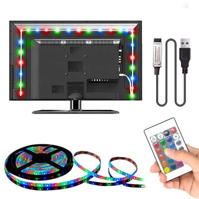 China Flexible Full Color Led Strip Light 5m 60leds/m SMD Waterproof 2835 5V RGB Flexible Full Color Pixel Led Strip for sale