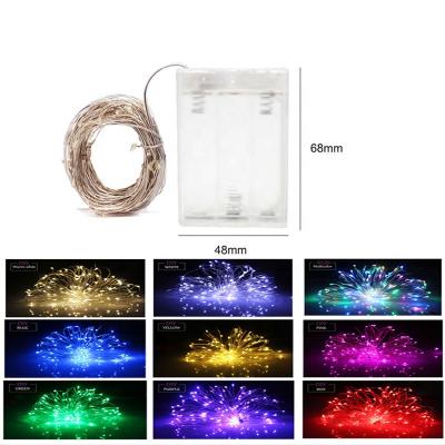 China Colorful Battery Operated Holiday Decorative String Light Luces De Navidad Wedding Lights Party Decoration Led Fairy Christmas Decorative String Lights for sale