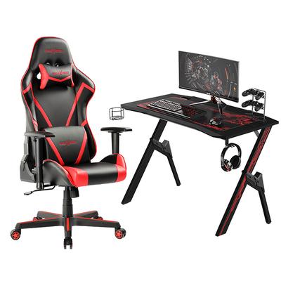 China (Size)Dickson Adjustable Internet Racing Computer Desk Table Computer Desk and Chair Desks Gaming Table for sale