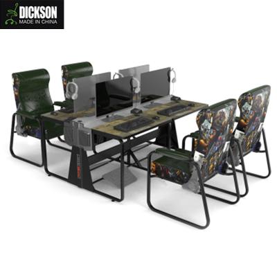 China PC Desk Dickson Colors Computer Computer Cyber ​​Bar Blue Yellow Red Green Optional Desk for sale