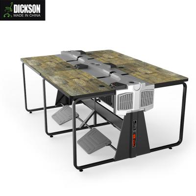 China (Size)Dickson adjustable computer desk with hidden head computer case gaming chair and table creating a fashionable office environment for sale